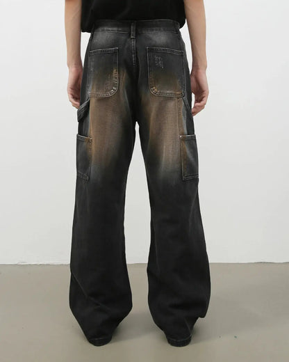 Vintage Ripped Baggy Jeans | LCDEGO Streetwear
