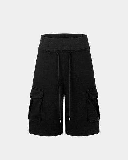 men's cargo sweat shorts relaxed fit
