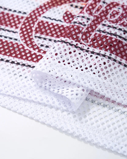 Star Graphic Mesh Football Jersey | LCDEGO Streetwear