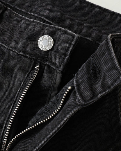 Spray Graphic Camo Barrel Jeans | LCDEGO Streetwear