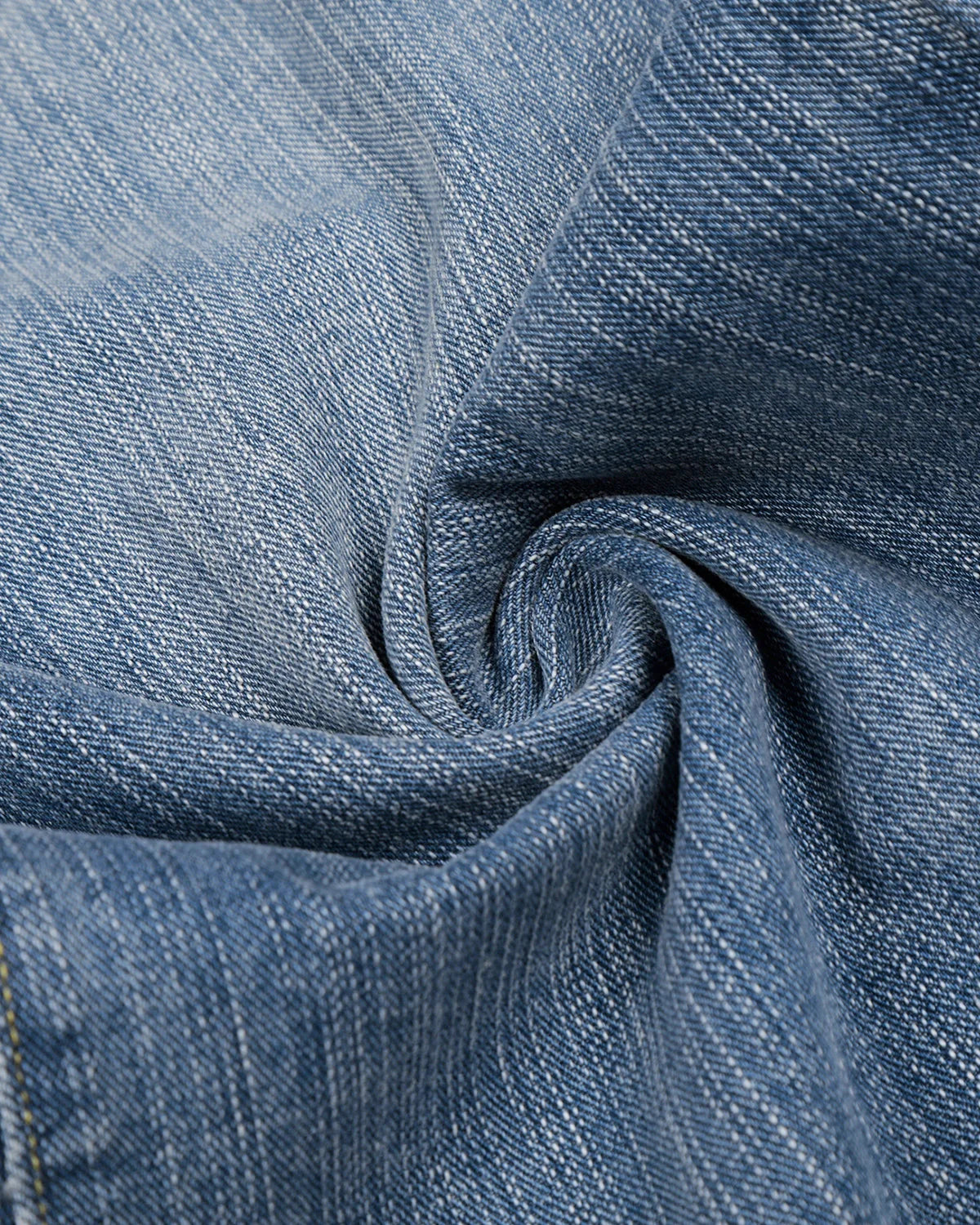 Cinch Back Washed Bamboo Weave Baggy Jeans | LCDEGO Streetwear