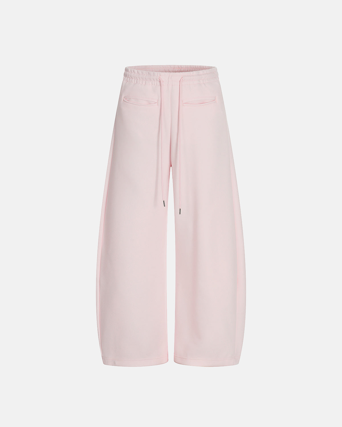 Curved Seam Wide-Leg Sweatpants | LCDEGO Streetwear