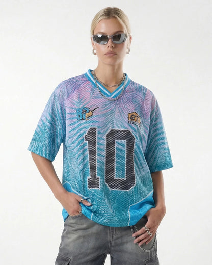 Oversized Mesh Football Jersey | LCDEGO Streetwear