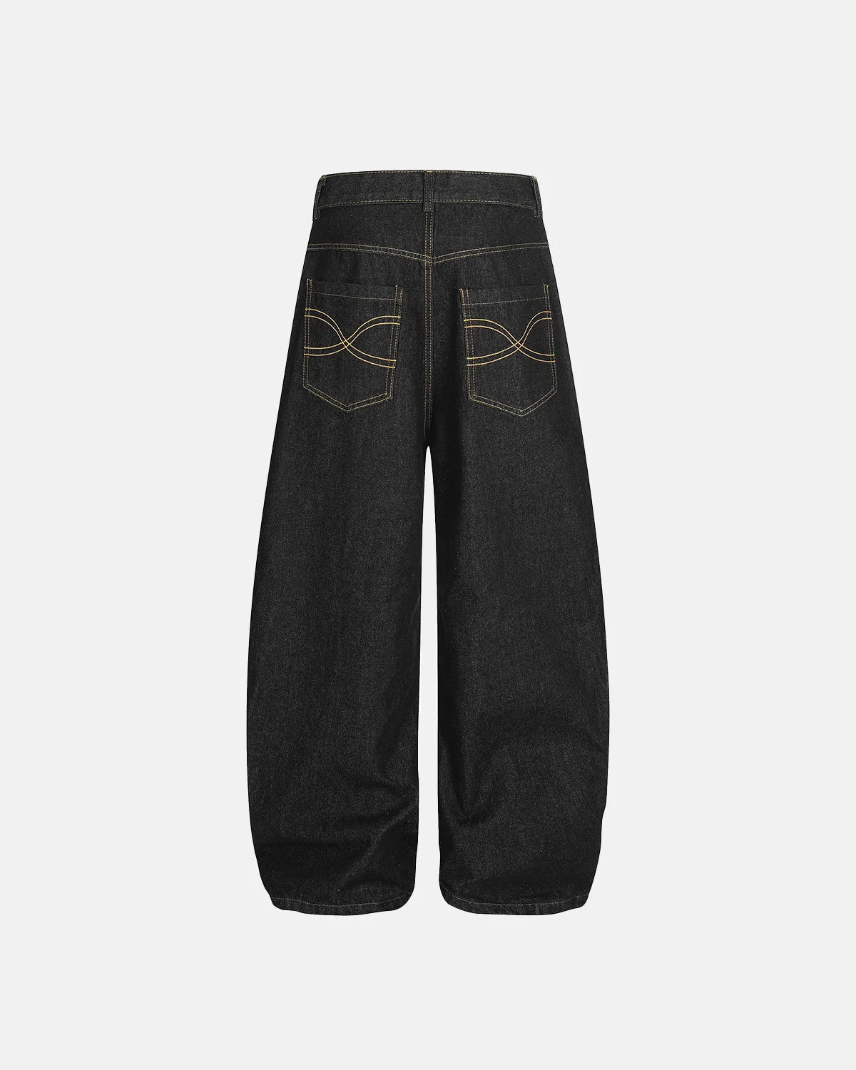 Rivets Embroidered Baggy Jeans | LCDEGO Streetwear