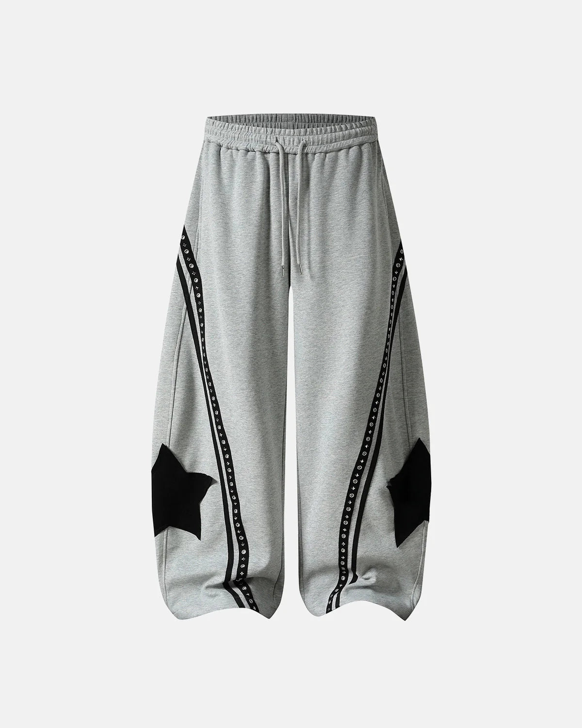 Contrast Patchwork Barrel Sweatpants | LCDEGO Streetwear