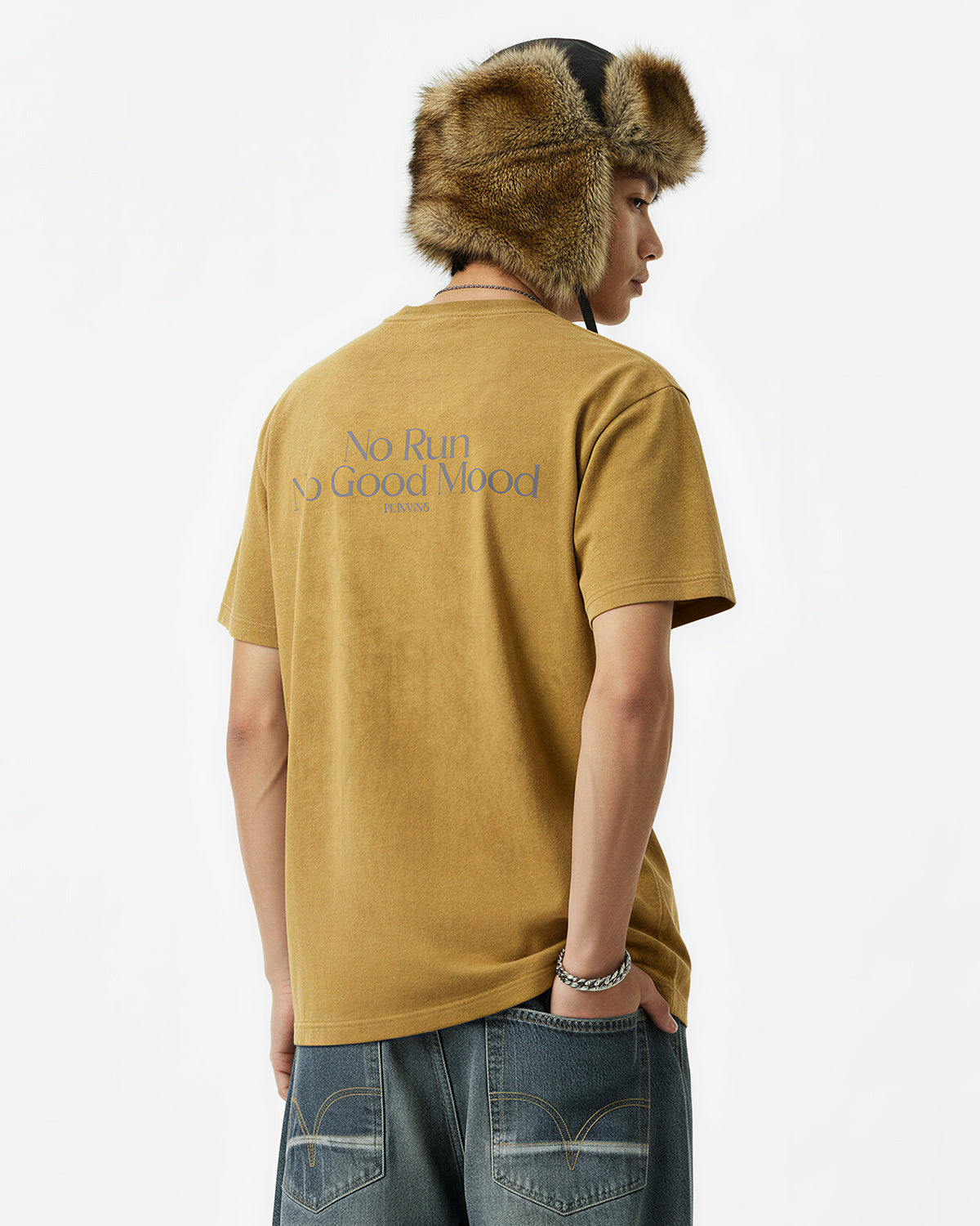 Distressed Tie-Dye Reflective Print T-Shirt | LCDEGO Streetwear