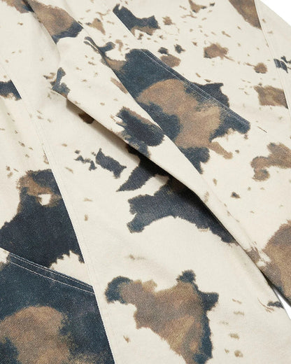 Camo Pattern Barrel Cargo Pants | LCDEGO Streetwear