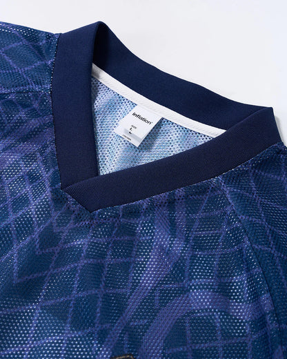 Geometric Pattern Mesh Jersey | LCDEGO Streetwear