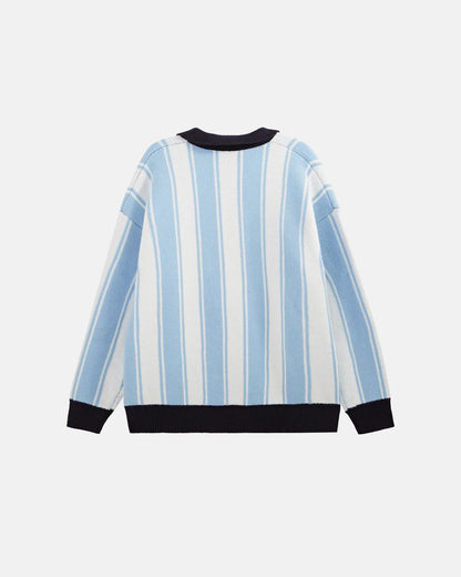 Retro Striped Jacquard Sweaters | LCDEGO Streetwear