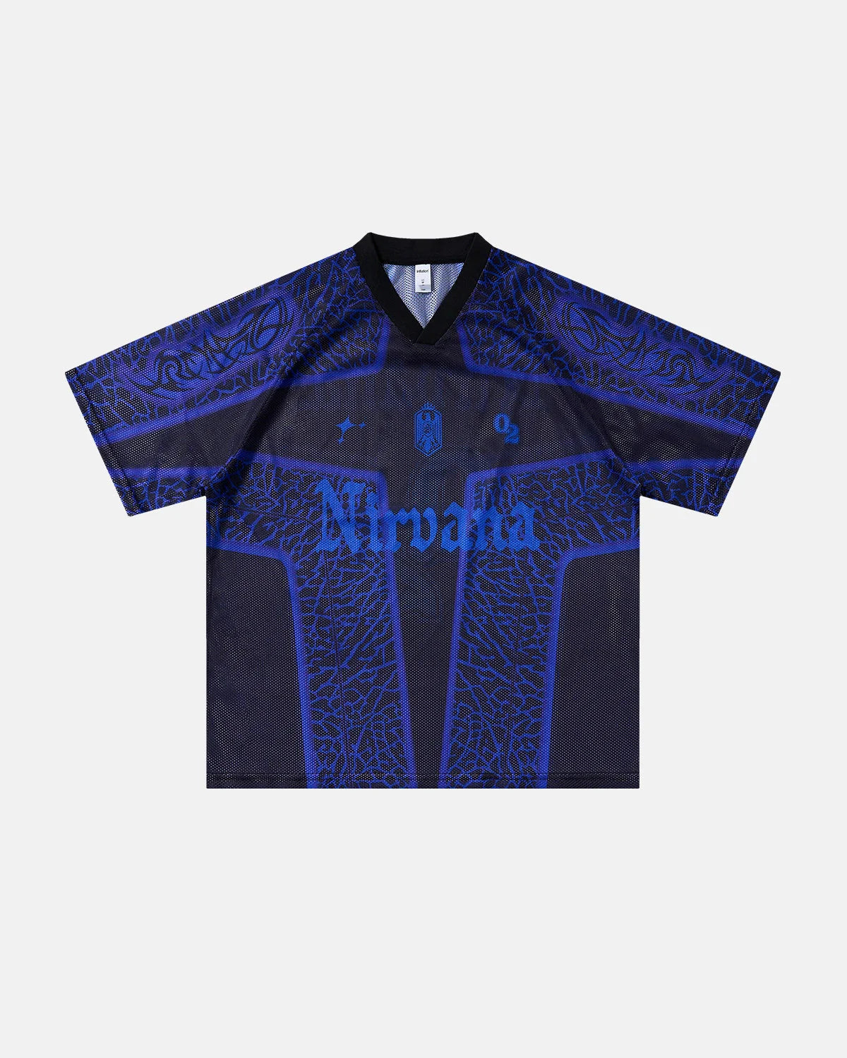 Tribal Pattern Mesh Jersey | LCDEGO Streetwear