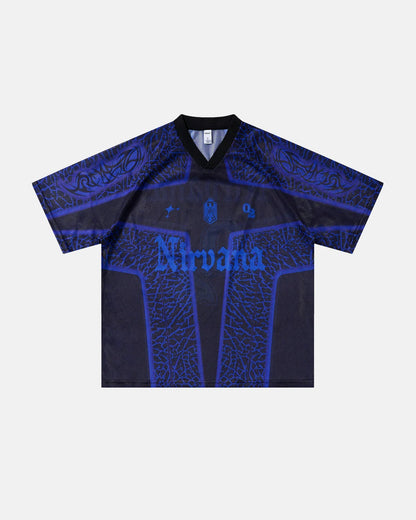 Tribal Pattern Mesh Jersey | LCDEGO Streetwear