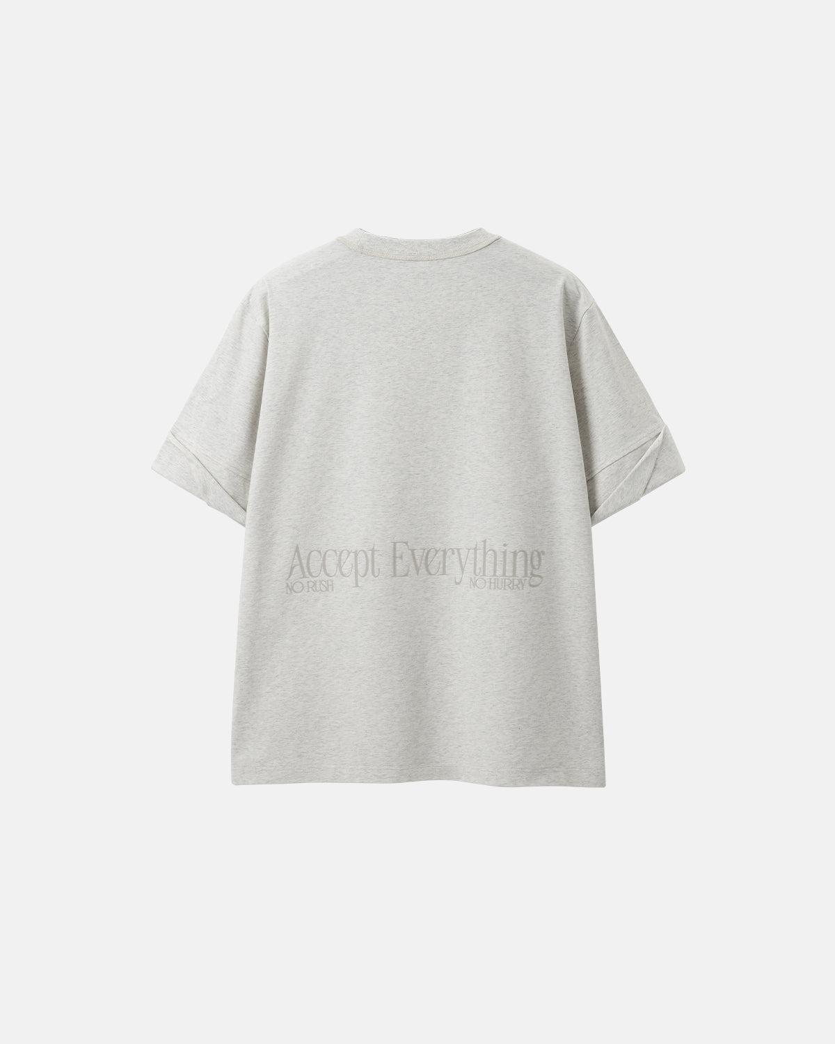 Heavyweight Sleeve-Detail T-shirt | LCDEGO Streetwear