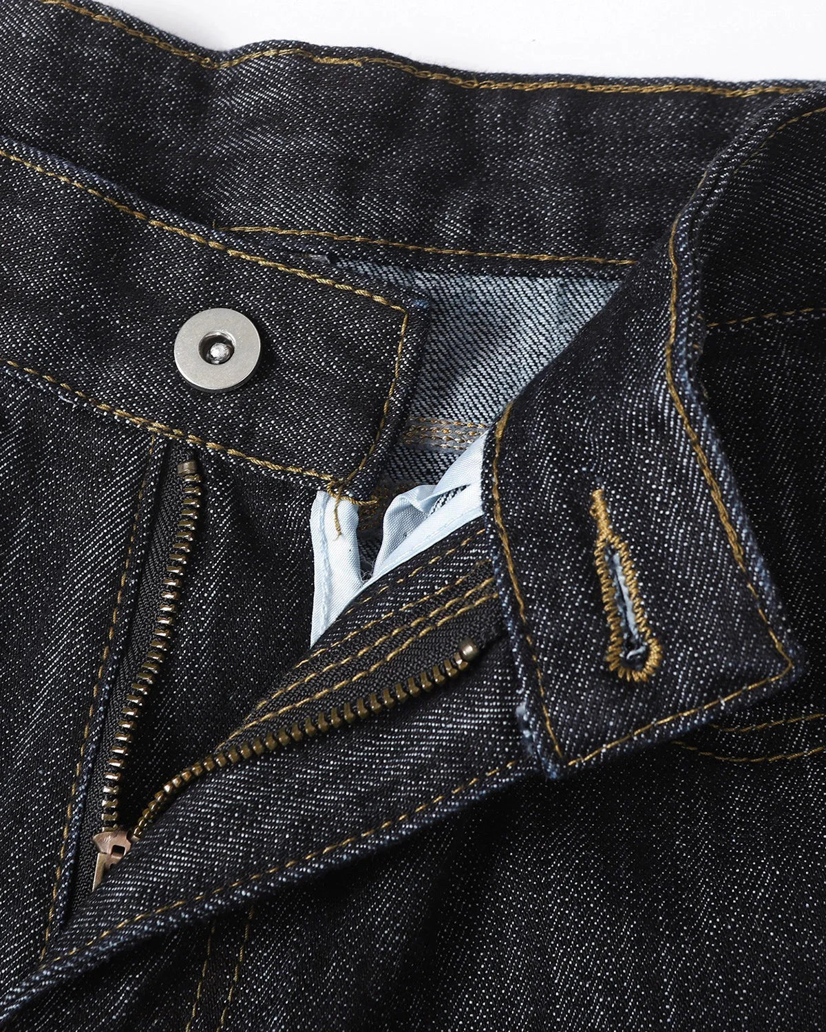 Embroidered Raw Baggy Jeans | LCDEGO Streetwear