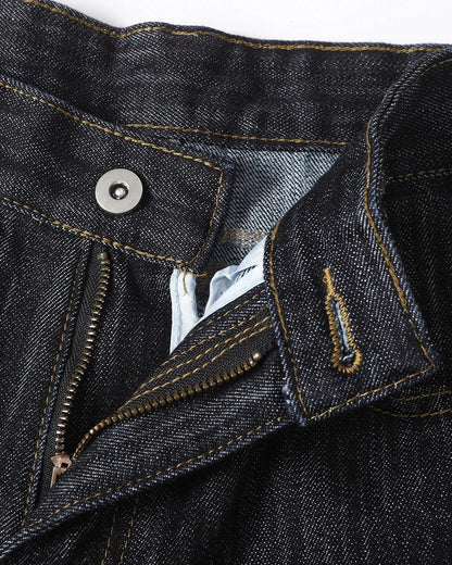 Embroidered Raw Baggy Jeans | LCDEGO Streetwear