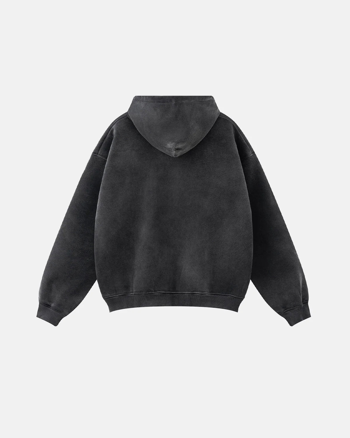 Graffiti Print Acid Washed Fleece Hoodies | LCDEGO Streetwear