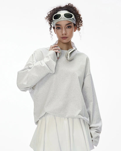 Blank Cotton Long Sleeve Tees | LCDEGO Streetwear
