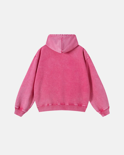 French Terry Washed Distressed Hoodies | LCDEGO Streetwear