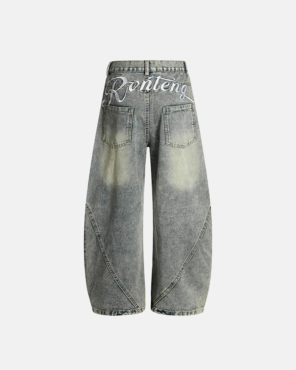 Stitching Multi Pockets Baggy Jeans | LCDEGO Streetwear