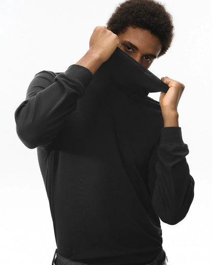 Wool-Blend Turtleneck Tees | LCDEGO Streetwear