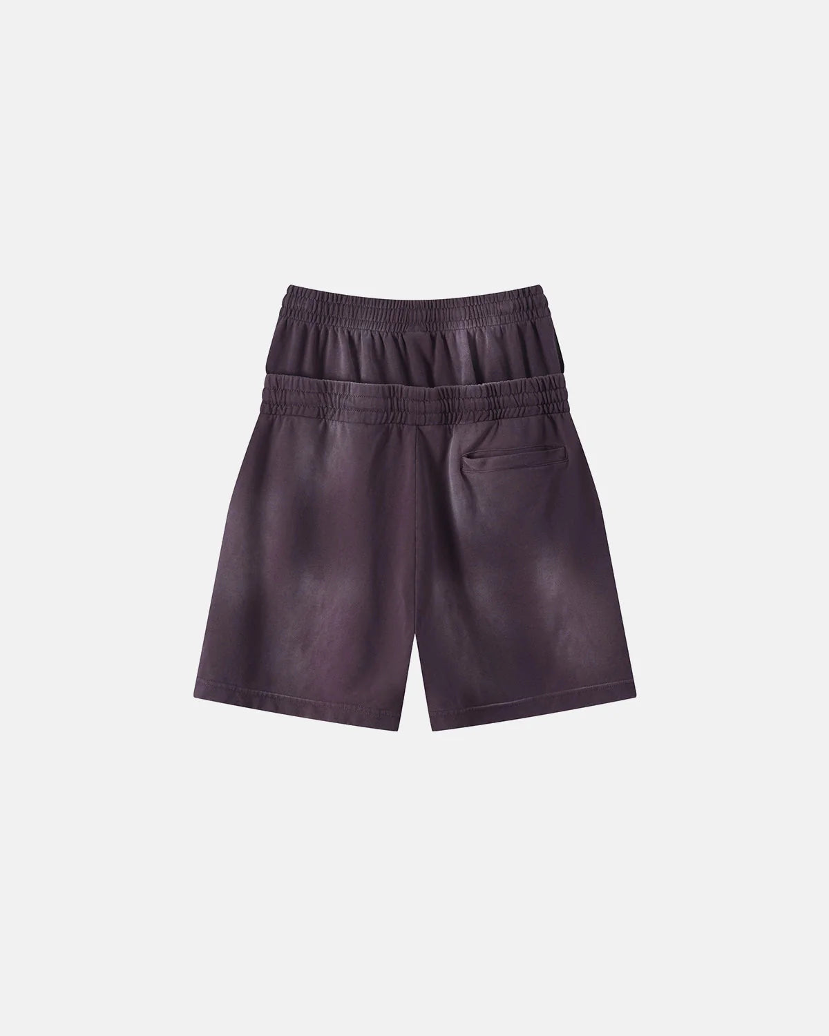 Double Waist Monkey Wash Sweat Shorts | LCDEGO Streetwear