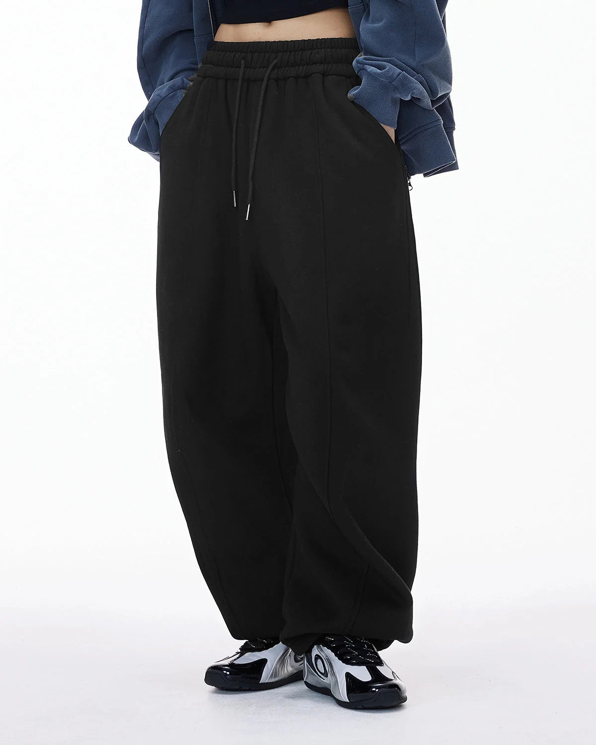 Grey Baggy Jogger Sweatpant | LCDEGO Streetwear