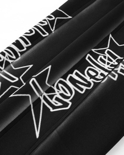 Stitching Spray-Painted Graffiti Sweatpant | LCDEGO Streetwear