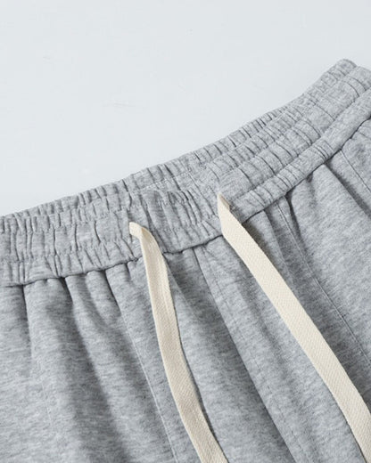Grey Baggy Wide Leg Sweatpants | LCDEGO Streetwear