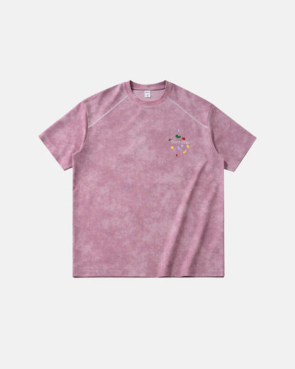Snow Washed Puff Print T-Shirt | LCDEGO Streetwear