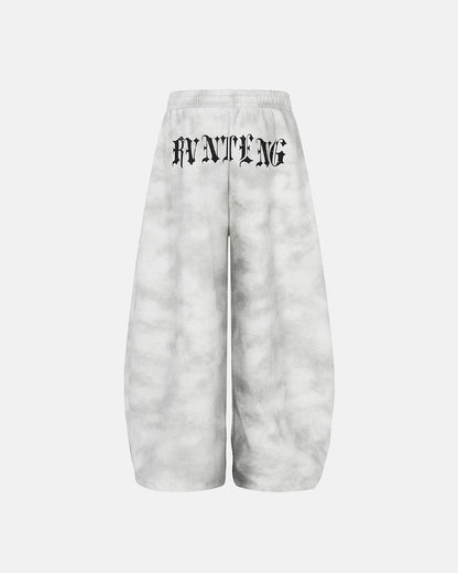 Washed Cross Barrel Sweatpants | LCDEGO Streetwear