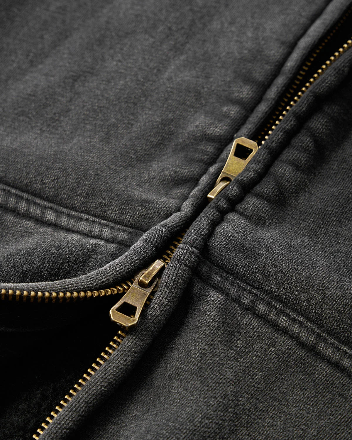 Distressed Washed Rhinestone Zip Up Hoodies | LCDEGO Streetwear