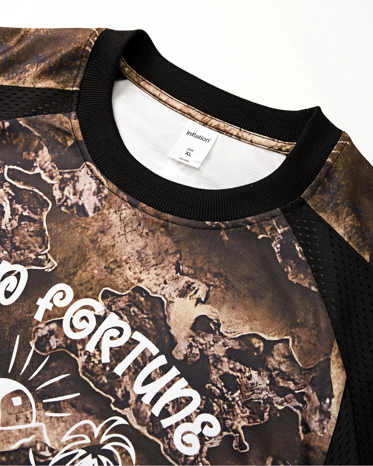Retro Digital Printing Mesh Jersey | LCDEGO Streetwear