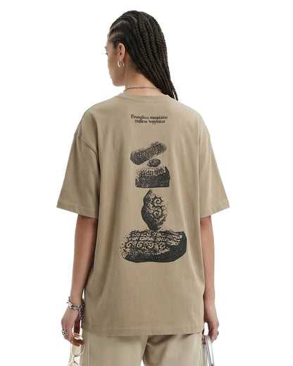 3D Graphic Printing Cotton Tshirt | LCDEGO Streetwear