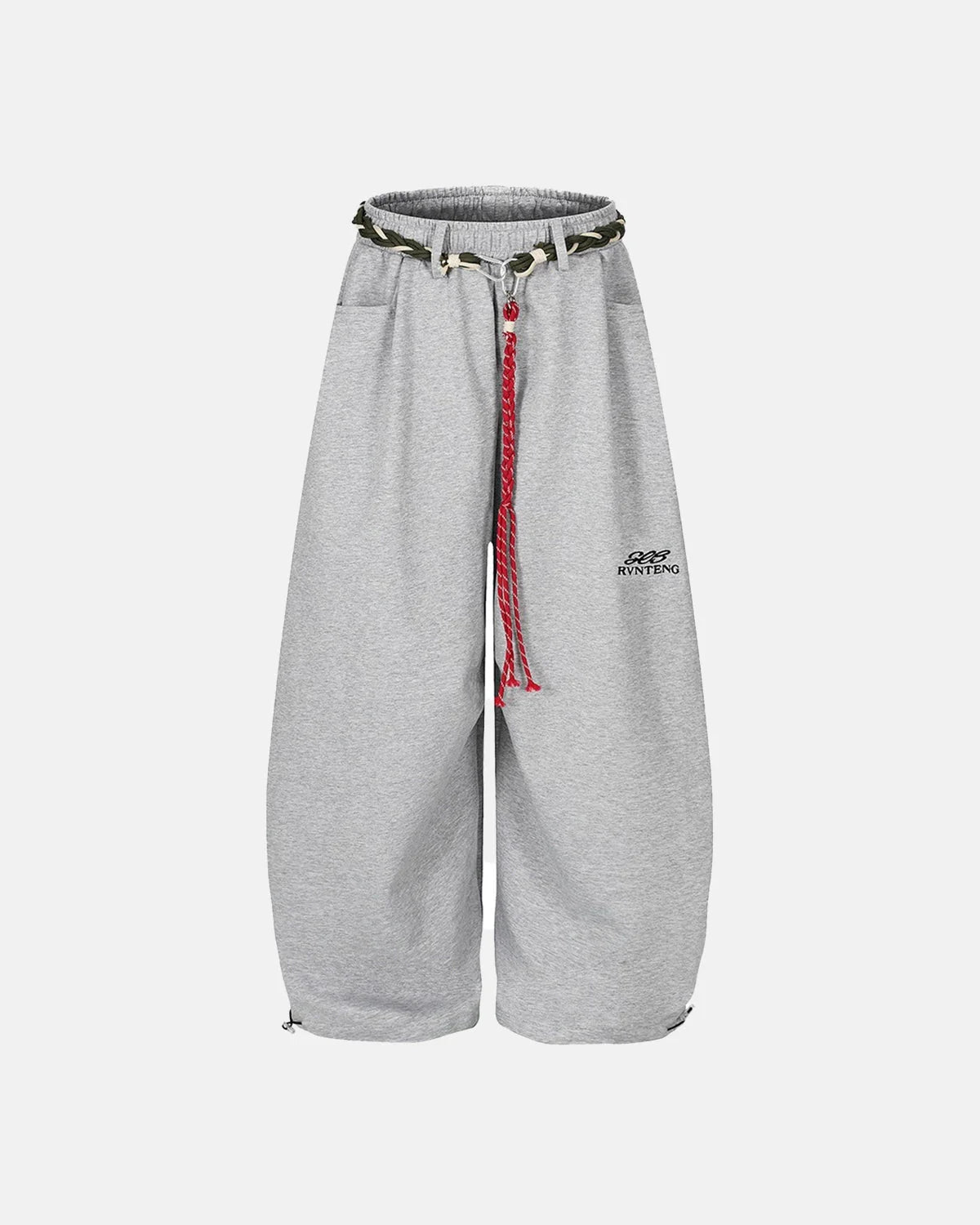 Baggy Wide Leg Sweatpants with Waistband | LCDEGO Streetwear