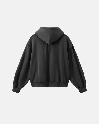 Garment Washed French Terry Hoodies | LCDEGO Streetwear