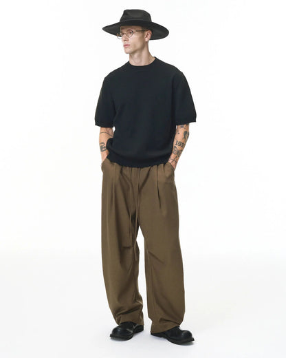 Cotton Linen Wide-leg Pants | LCDEGO Streetwear