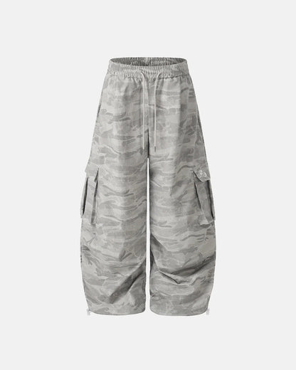 Camouflage Cargo Barrel Pants | LCDEGO Streetwear
