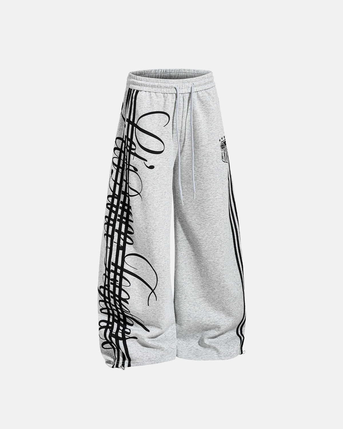 Script Stripe Baggy Sweatpants| LCDEGO Streetwear