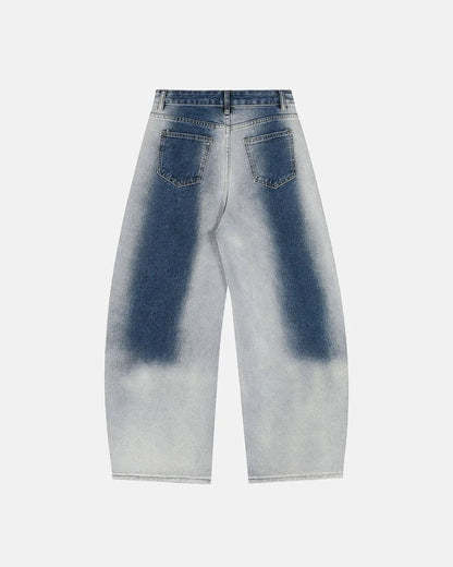 Monkey Wash Baggy Barrel Jeans | LCDEGO Streetwear