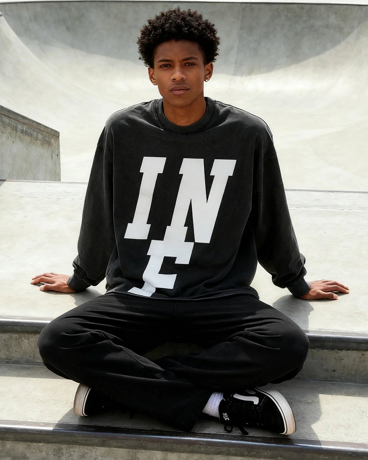Reflective Logo Acid Wash Tees | LCDEGO Streetewear