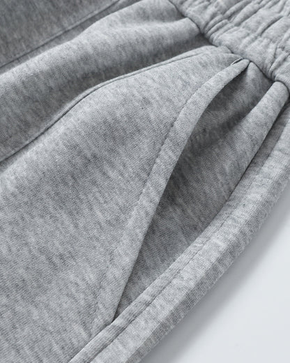 Grey Baggy Wide Leg Sweatpants | LCDEGO Streetwear