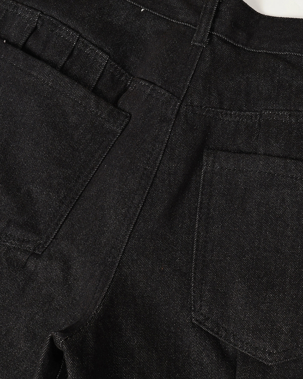 Studded Deconstructed Flared Baggy Jeans | LCDEGO Streetwear