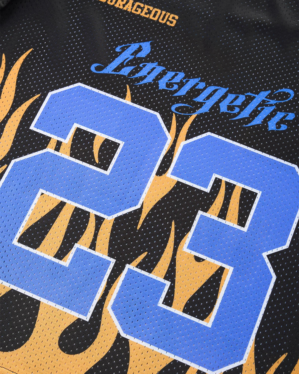 NO.23 & Flame Print Mesh Tees | LCDEGO Streetwear