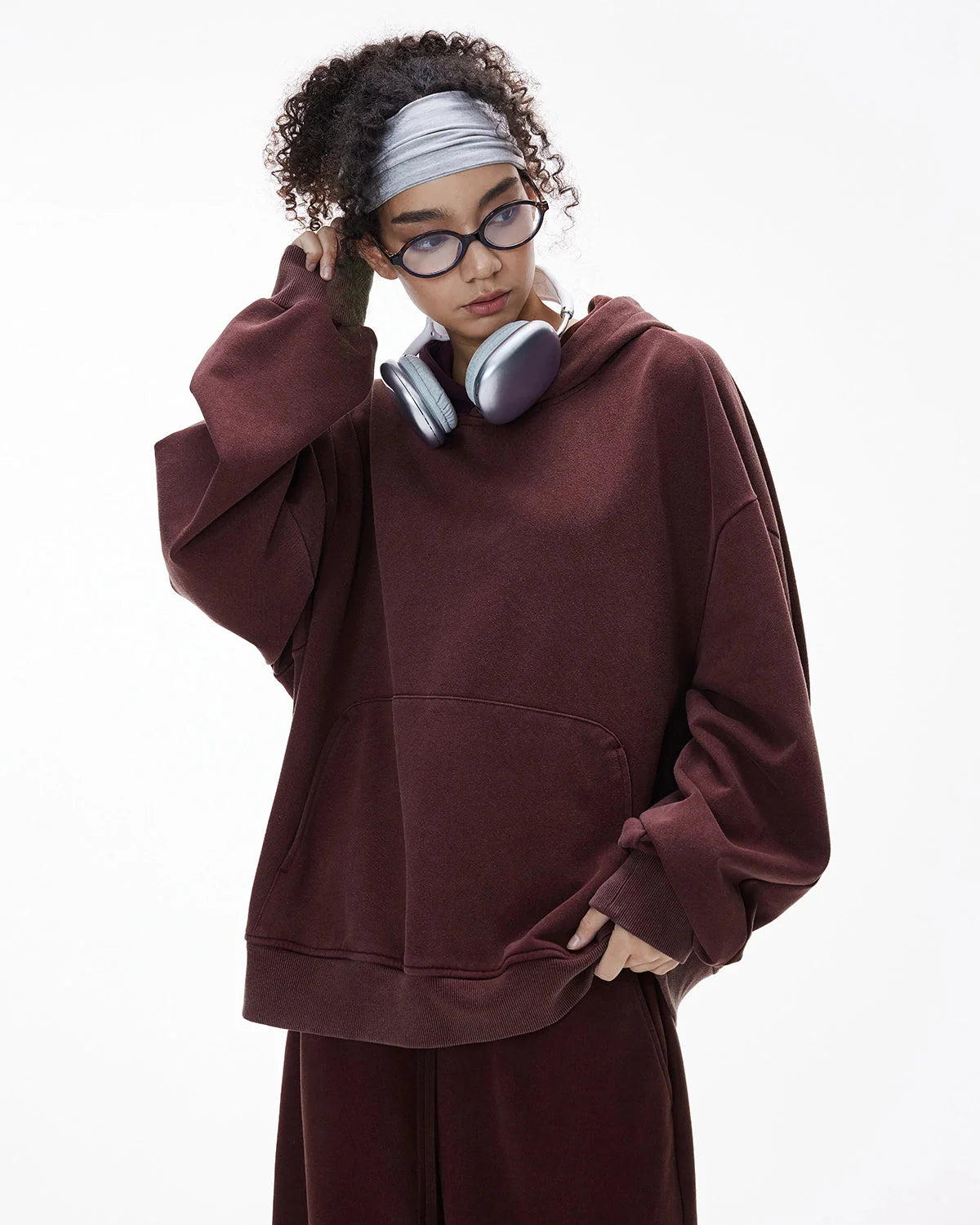 Garment Washed French Terry Hoodies | LCDEGO Streetwear