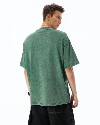 Snow Flakes Wash Tees | LCDEGO Streetwear