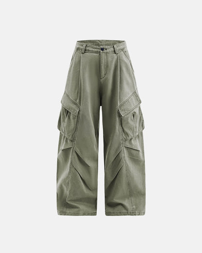 Baggy Cargo Pants with Multiple Pockets | LCDEGO Streetwear