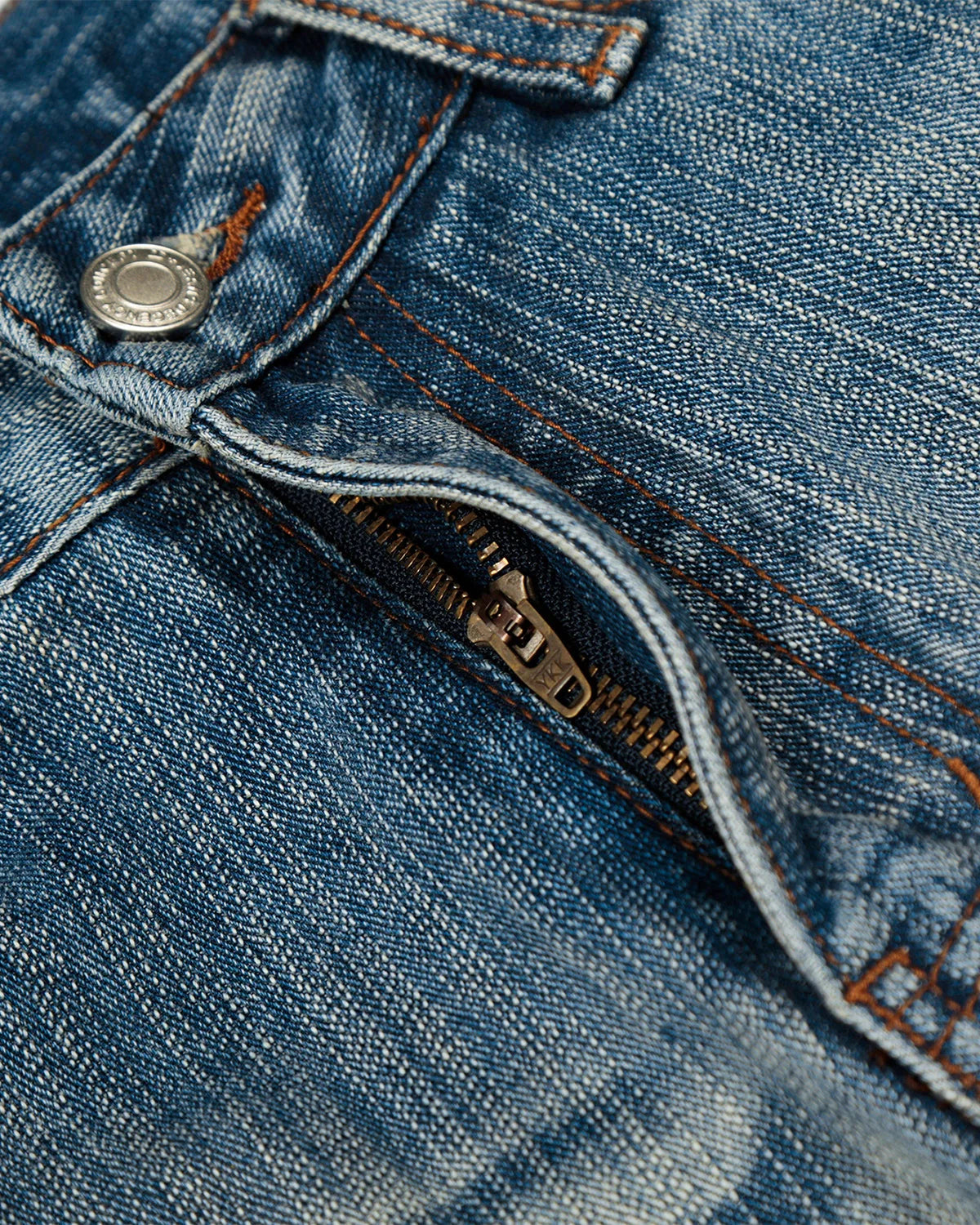 Acid Wash Whisker Bamboo Weave Jeans | LCDEGO Streetwear