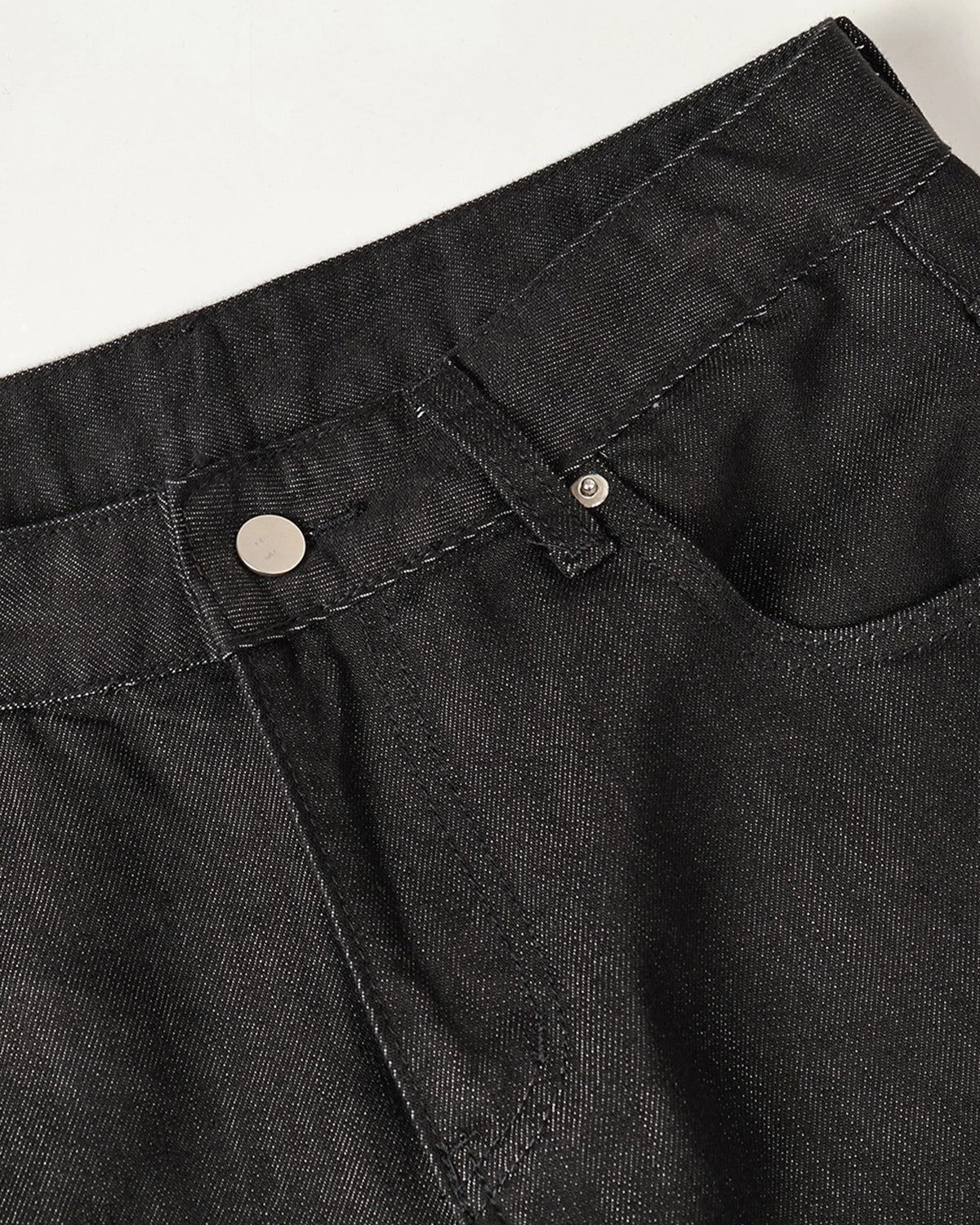 Cross Rhinestone Embroidered Baggy Jeans | LCDEGO Streetwear