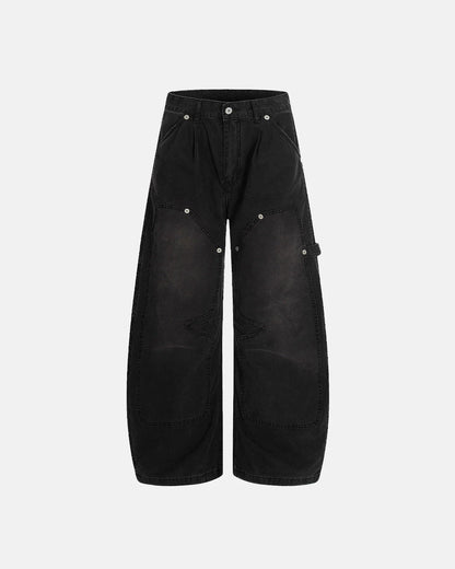 Retro Distressed Cargo Baggy Pants | LCDEGO Streetwear