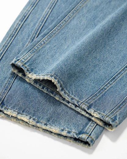 Gradient Color Acid Wash Baggy Jeans | LCDEGO Streetwear