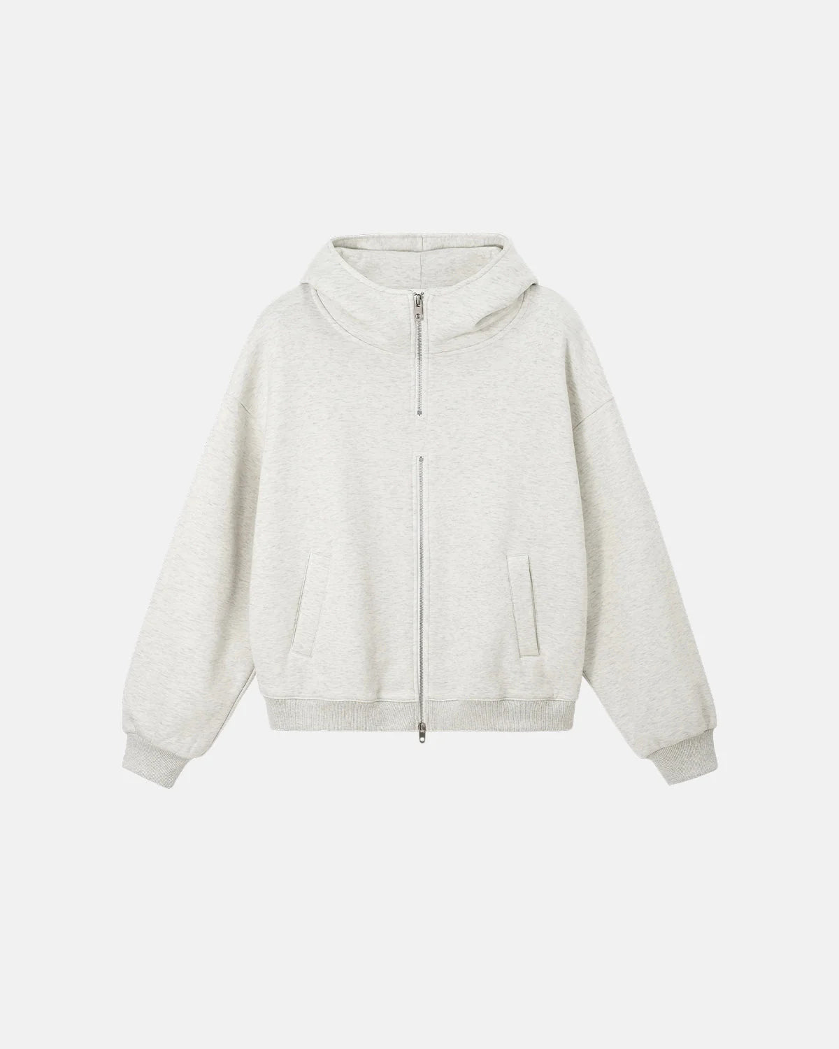 Mock Neck Double Zip Up Hoodies| LCDEGO Streetwear